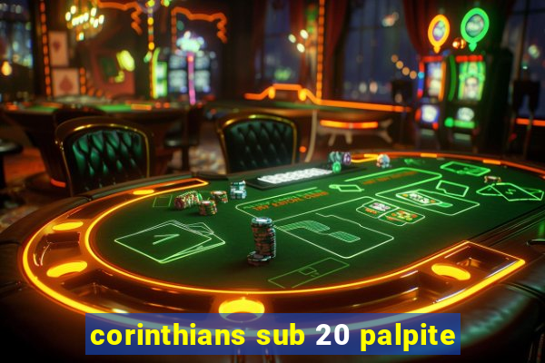 corinthians sub 20 palpite